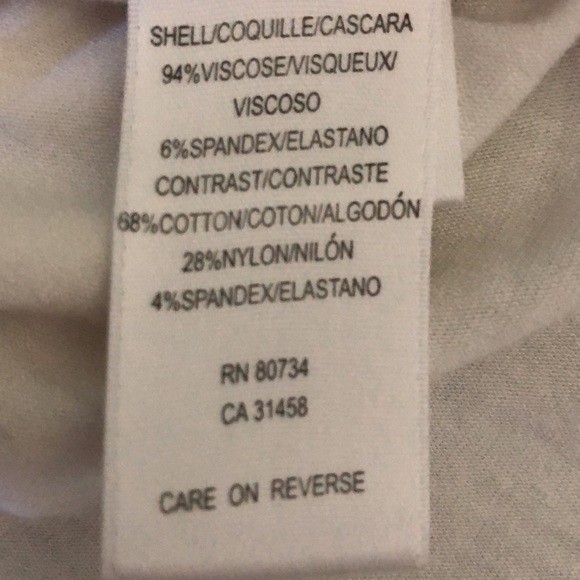 BCBG MAXAZRIA White Long Sleeve Shirt M NWT - Picture 11 of 15